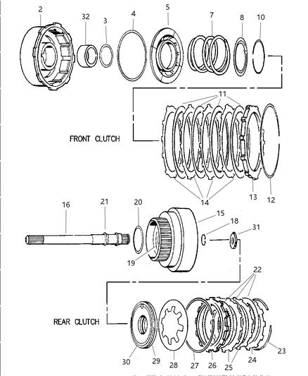 1998 Jeep Cherokee Gear Train Diagram 1