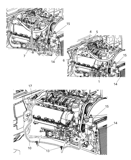 2008 Jeep Grand Cherokee A/C Plumbing Diagram 2