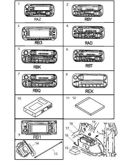 2007 Jeep Liberty Radios Diagram