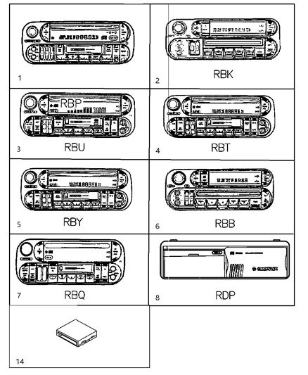 2003 Jeep Grand Cherokee Changer-Cd Diagram for 56042129AG