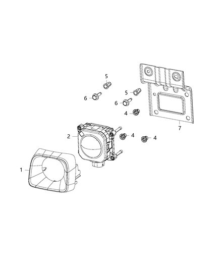 2016 Dodge Charger Sensor, Adaptive Speed Control Diagram