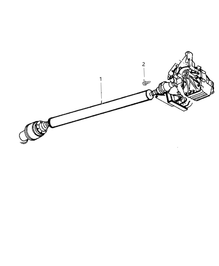 1999 Dodge Grand Caravan Propeller Shaft Diagram