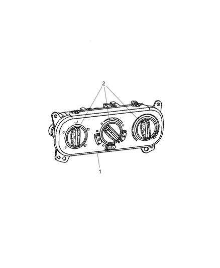 2007 Jeep Compass A/C Control Diagram