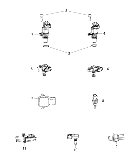 2018 Ram 3500 Sensors, Engine Diagram 2