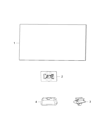 2017 Jeep Cherokee Clip-Wiring Diagram for 6511215AA