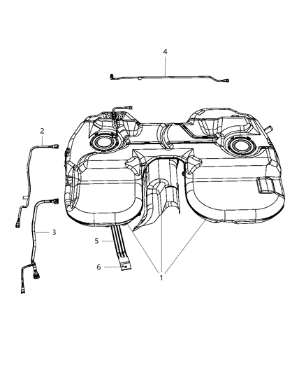 2004 Chrysler Pacifica Fuel Tank Diagram