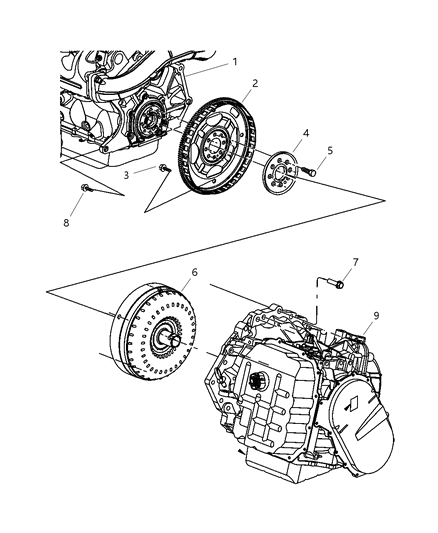 2007 Chrysler Pacifica Transaxle Mounting Diagram 2