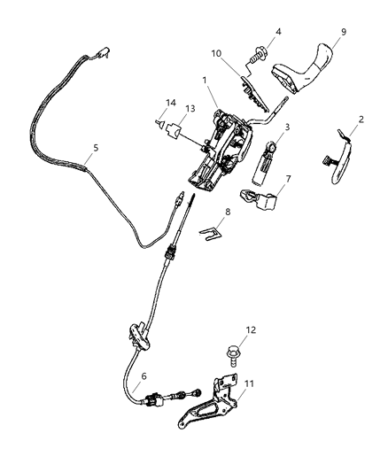 2007 Dodge Sprinter 3500 Retainer Diagram for 68027704AA