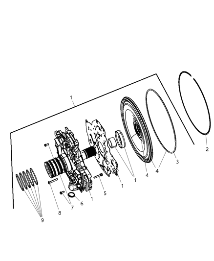 2007 Jeep Wrangler Pump , Oil Diagram