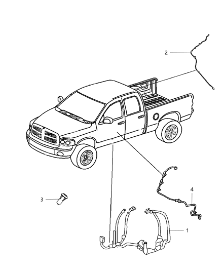 2012 Ram 2500 Wiring-Body Diagram for 68087776AD