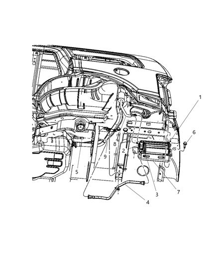 2007 Dodge Nitro Vacuum Canister Diagram