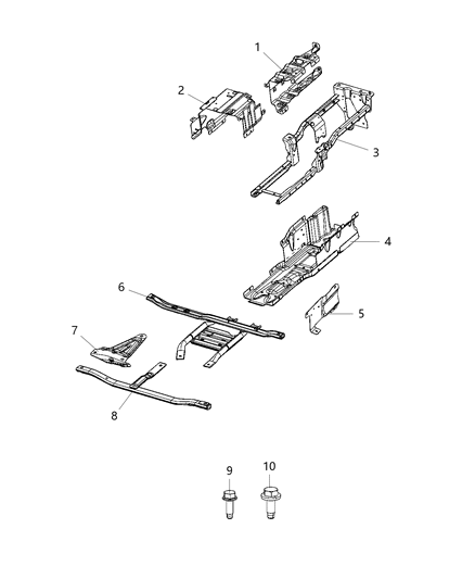 2021 Jeep Wrangler Skid Plate Diagram 2