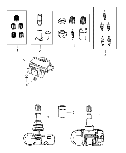 2013 Dodge Charger Tire Monitoring System Diagram