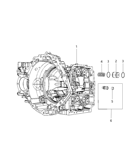 2007 Chrysler Sebring Seal Diagram for 5078864AA