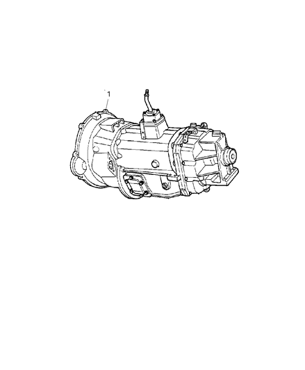 2004 Dodge Ram 1500 Transmission Assembly Diagram 3