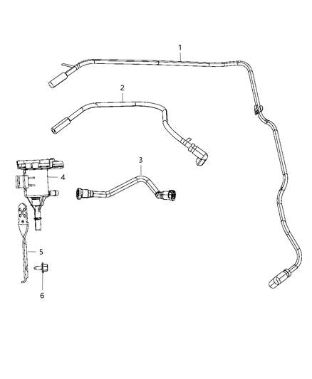 2011 Chrysler 300 Emission Control Vacuum Harness Diagram