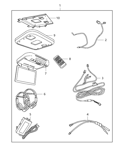 2012 Ram 3500 Pickup Media System Diagram