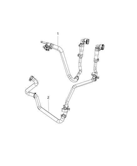 2021 Jeep Wrangler Heater Plumbing Diagram 1
