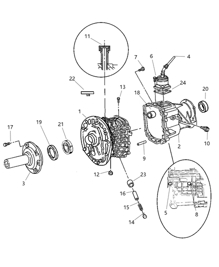 1999 Dodge Ram 3500 Case And Extension Diagram 2