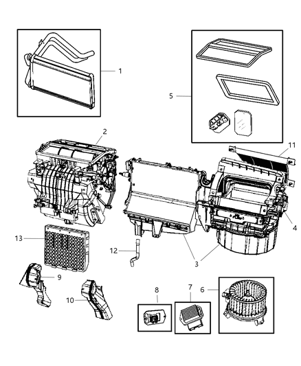 2011 Jeep Patriot Heater Unit Diagram