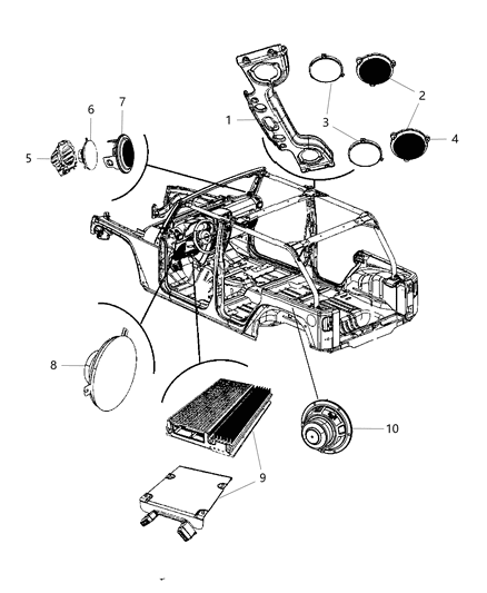 2012 Jeep Wrangler Speakers Diagram