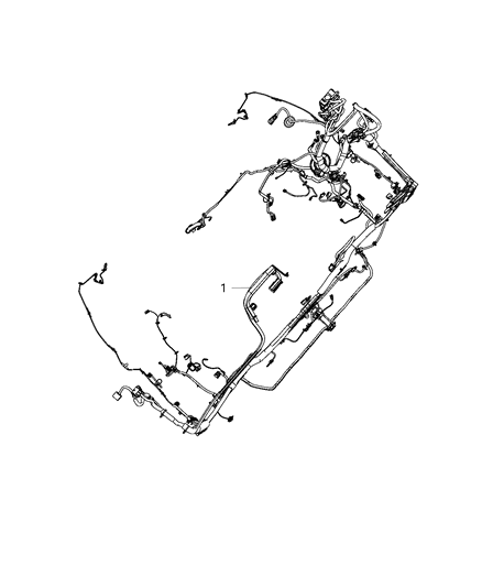 2018 Dodge Grand Caravan Wiring-Body Diagram for 68367361AB