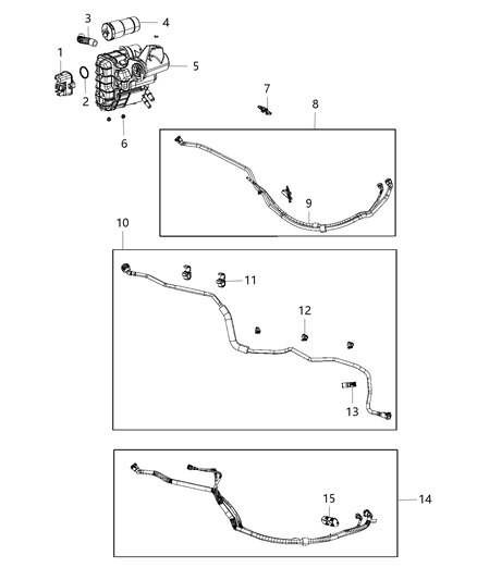 2014 Jeep Cherokee Tube-Purge Diagram for 68083632AD