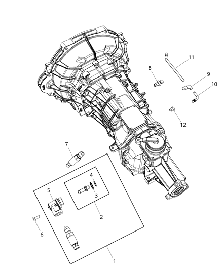 2017 Dodge Viper PLUNGER-Reverse LOCKOUT SOLENOID Diagram for 68045194AA