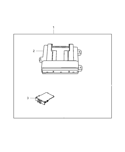 2007 Jeep Grand Cherokee Alarm-Security With KEYLESS Diagram for 82209709