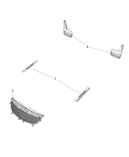 2014 Chrysler Town & Country Conversion Kit, Premium Edition Group Diagram 1