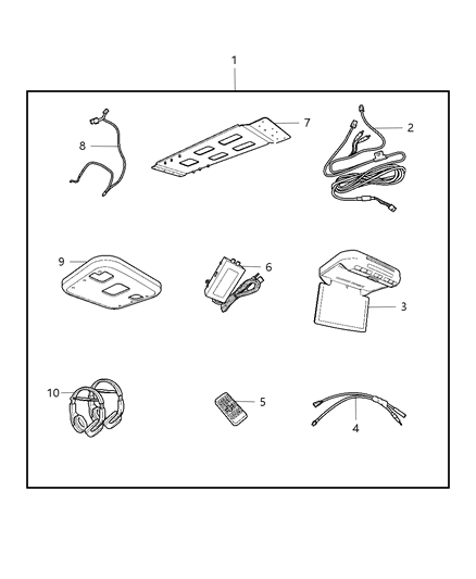 2009 Jeep Grand Cherokee Bracket Diagram for 68037924AA