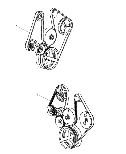 2003 Jeep Liberty Belt-Accessory Drive Diagram for 53032037AK