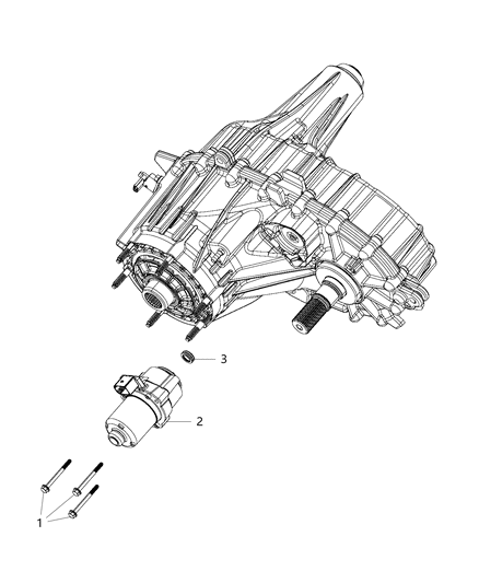 2021 Ram 1500 Gearshift Control Diagram 1