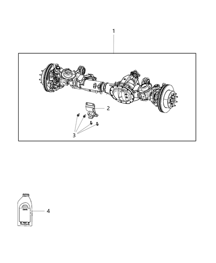 2018 Ram 3500 Front Axle Assembly Diagram 2