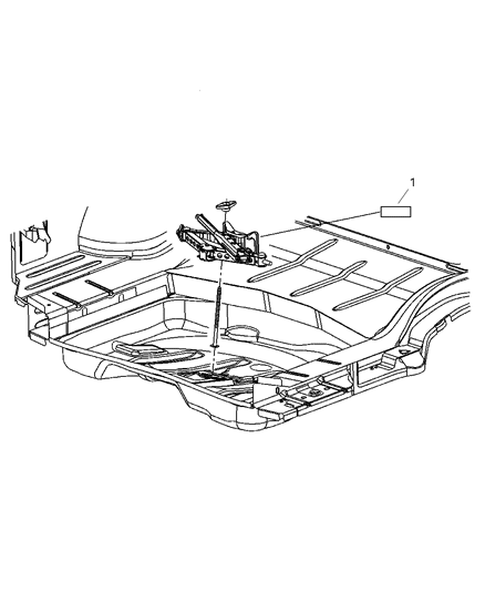 2006 Dodge Magnum Trunk Area Diagram