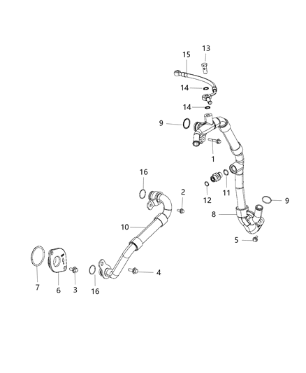 2014 Ram 3500 EGR Cooling System Diagram 2