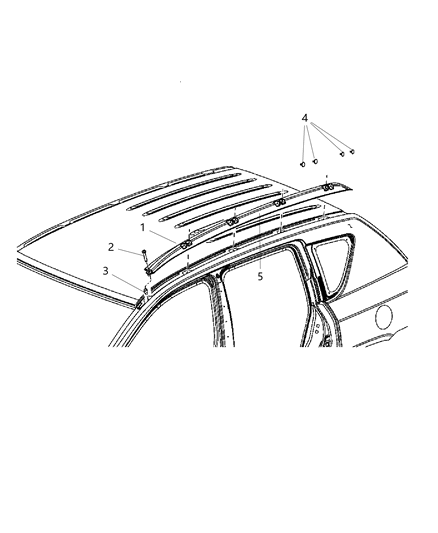 2012 Jeep Compass Roof Rack Diagram