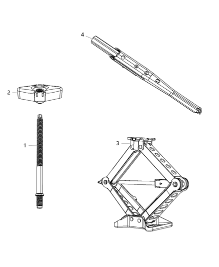 2013 Jeep Compass Jack Assembly Diagram