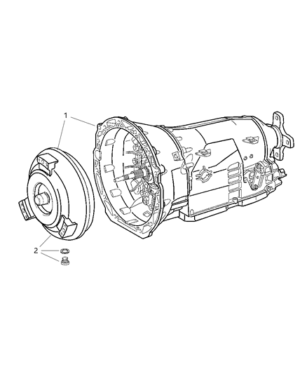 2007 Dodge Magnum Transmission Assembly Diagram 2