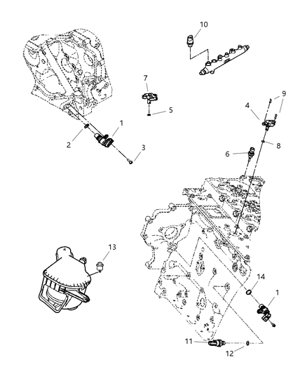 2004 Dodge Ram 3500 Sensors - Engine Diesel Diagram