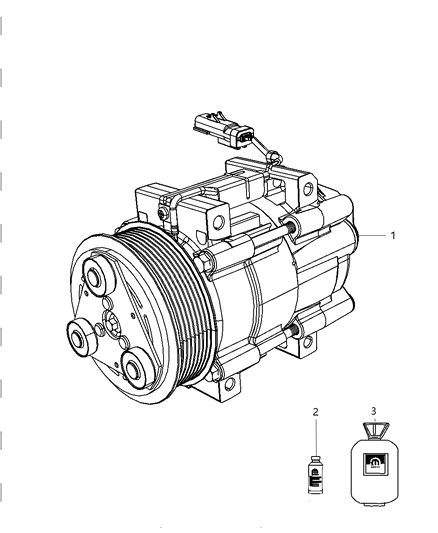 2010 Dodge Ram 3500 A/C Compressor Diagram