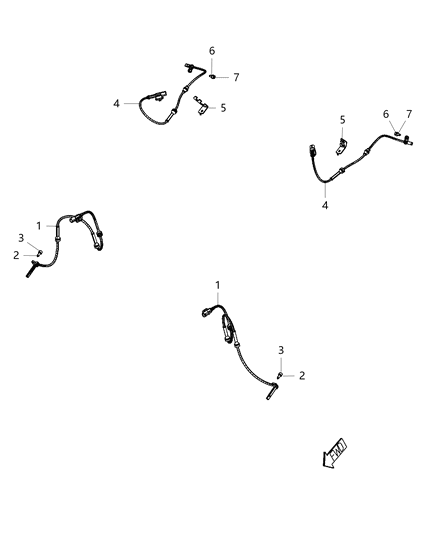 2013 Dodge Dart Sensors - Brakes Diagram