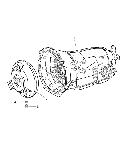 2005 Chrysler Crossfire Trans-Automatic Diagram for RX138174AA