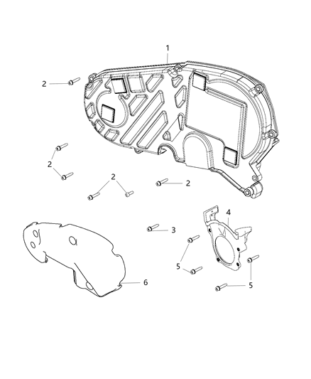 2014 Jeep Cherokee SILENCER Diagram for 4861830AA