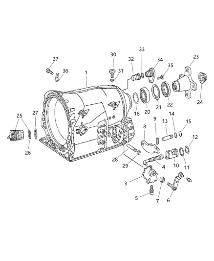 2008 Dodge Sprinter 2500 Plug-Adapter Diagram for 68021352AA