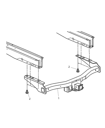 2003 Dodge Ram Van Rear Hitch Diagram