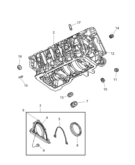 2006 Dodge Ram 2500 Cylinder Block Diagram 1