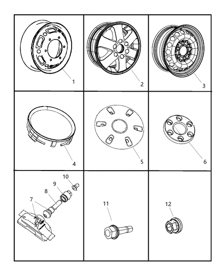 2007 Dodge Sprinter 2500 Wheels Diagram