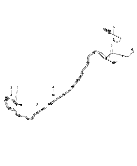 2015 Ram ProMaster City Vapor Diagram for 68268798AA