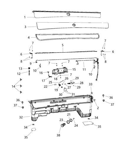 2020 Ram 2500 Rambox Diagram